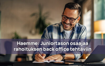 Juniortason osaaja rahoituksen back office -tehtäviin – Kasva Fortiksen mukana Fuengirolassa!